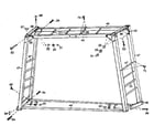 Sears 786720851 ladder assembly diagram