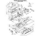Kenmore 1163916580 nozzle and motor diagram