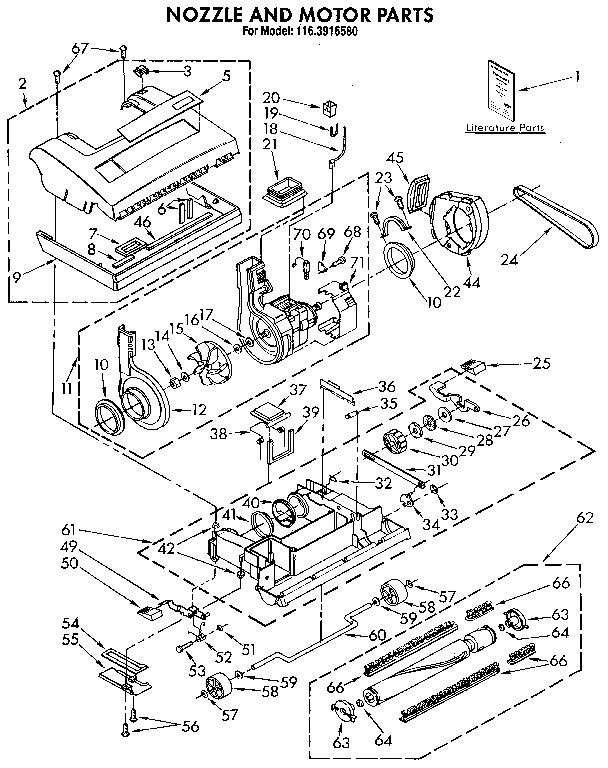 Nozzle and motor