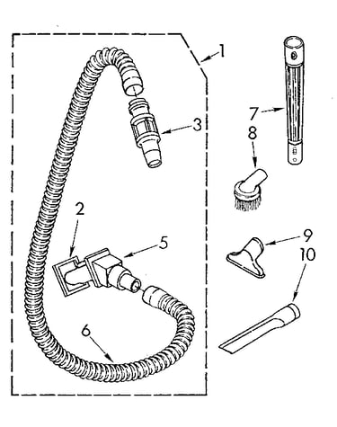 Hose and attachment