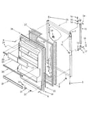 Refrigerator door