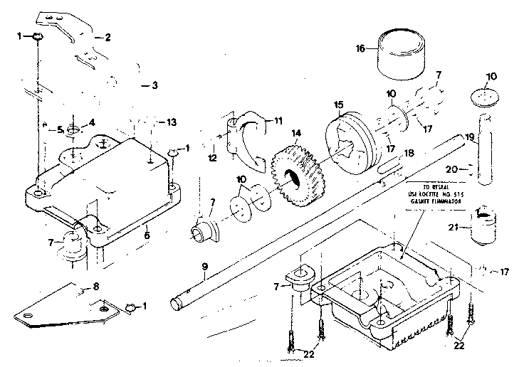 Gear case assembly