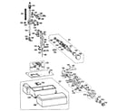 Kenmore 268VX-810 thread tension and shuttle assembly diagram