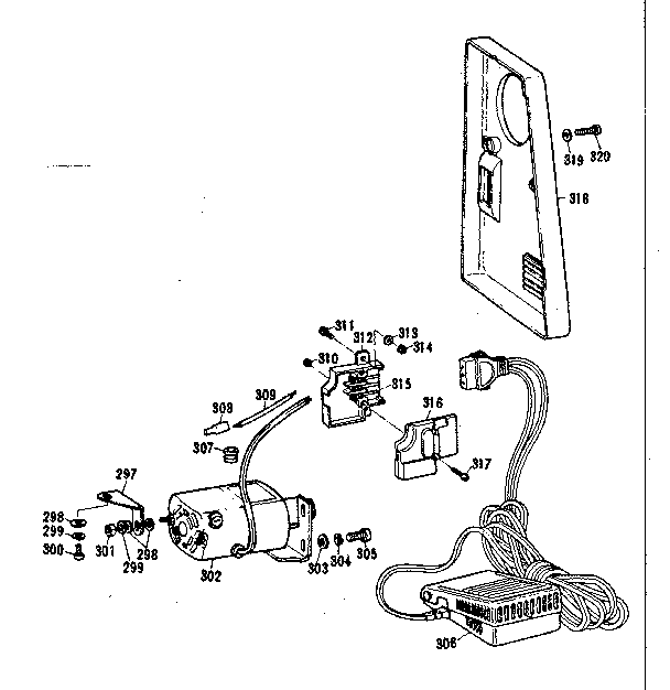 Motor and foot control