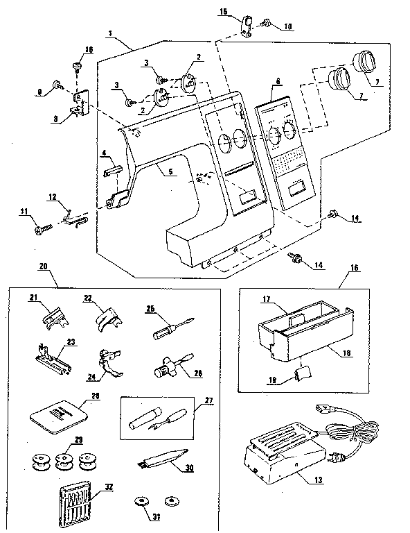 Attachment parts