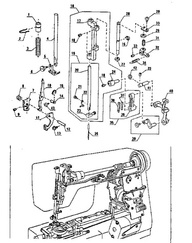 Presser bar assembly