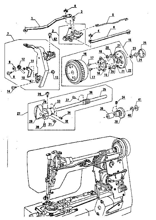 Zigzag guide assembly