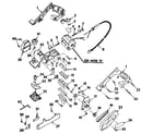 Craftsman 315173720 handle and cutter head assembly diagram