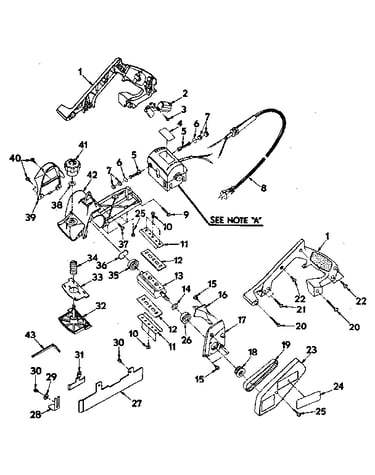 Handle and cutter head assembly