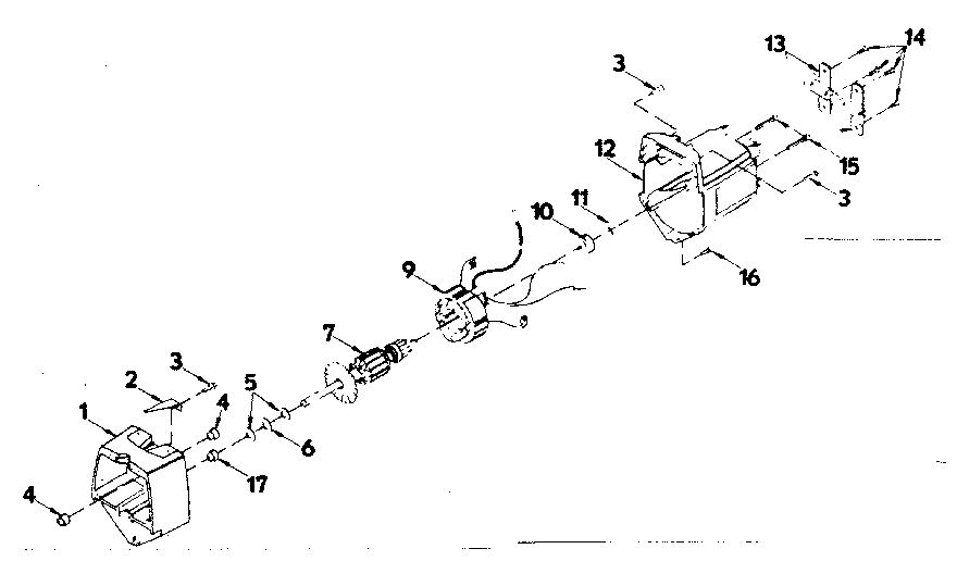 Field and armature assembly