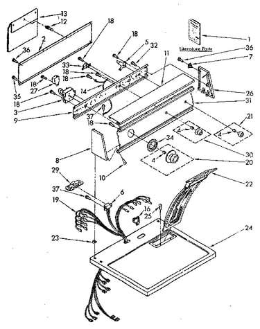 Top and console parts