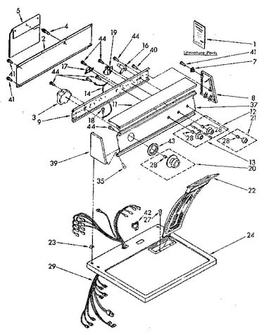 Top and console parts