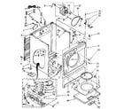Kenmore 11087878600 cabinet parts diagram