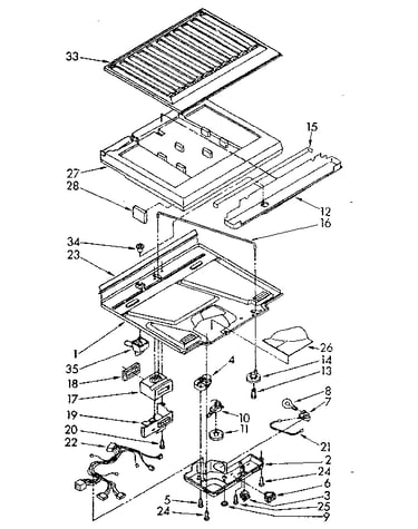 Compartment separator parts