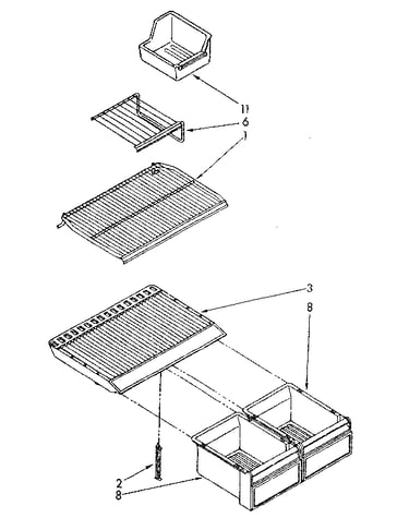 Shelf parts