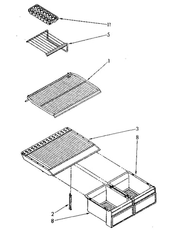 Shelf parts