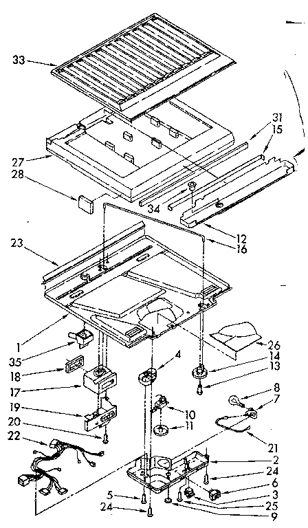 COMPARTMENT SEPARATOR PARTS