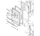 Kenmore 1068678444 refrigerator door parts diagram
