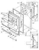 Refrigerator door parts