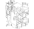Kenmore 1068768198 cabinet parts diagram