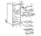 Kenmore 3638381000 cabinet parts diagram