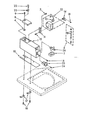 Meter case parts