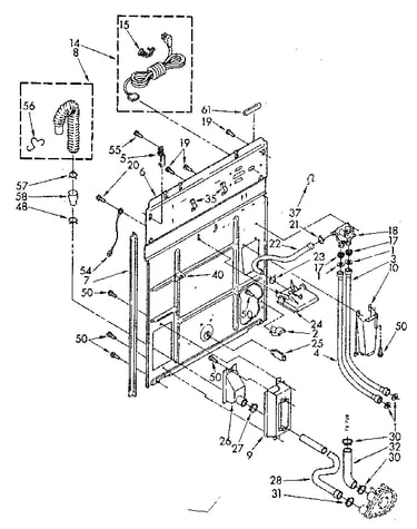 Rear panel parts