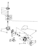 Brake, clutch, gearcase, motor and pump parts