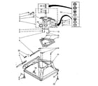 Kenmore 11082405110 machine base parts diagram