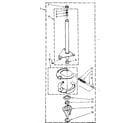 Kenmore 11082405110 brake and drive tube parts diagram