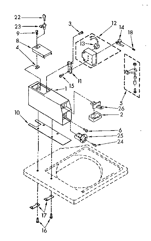 Meter case parts