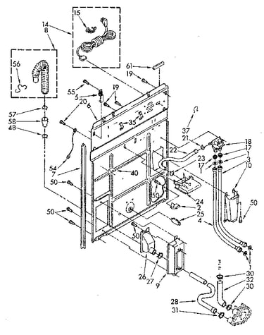 Rear panel parts