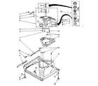 Kenmore 11082407110 machine base parts diagram