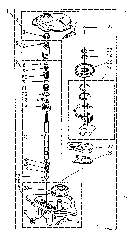 Gearcase parts