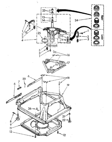 Machine base parts