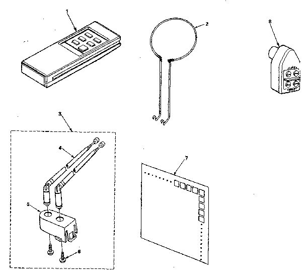 Accessory parts list