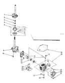 Brake, clutch, gearcase, motor and pump parts