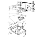 Kenmore 11082874100 machine base parts diagram