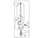 Kenmore 11082874100 brake and drive tube parts diagram
