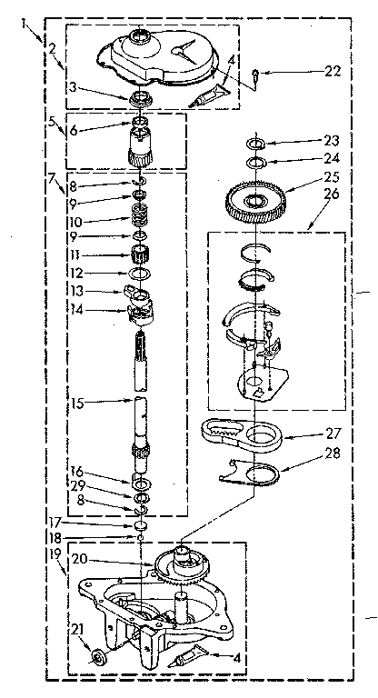 Gearcase parts