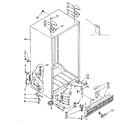 Kenmore 1068576964 cabinet parts diagram