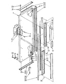 Refrigerator exterior door panel parts