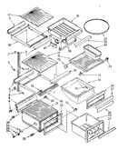 Refrigerator interior parts