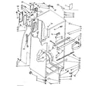 Kenmore 1068676312 cabinet parts diagram