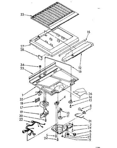 Compartment separator parts