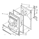 Kenmore 1068676352 refrigerator door parts diagram