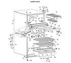Kenmore 3638383180 cabinet parts diagram