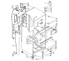 Kenmore 1068768896 cabinet parts diagram