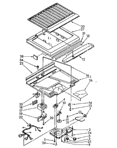 Compartment separator parts