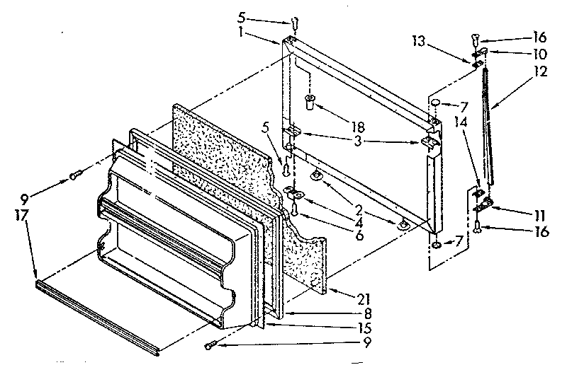 FREEZER DOOR PARTS